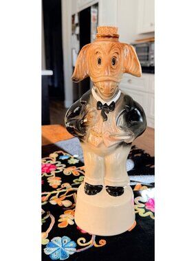 Vintage Democratic Donkey Jim Beam whiskey decanter (empty)
